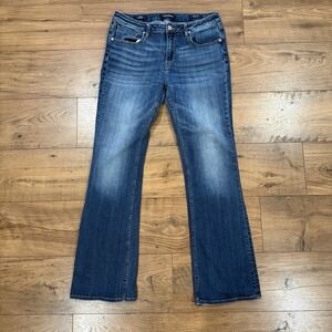 Vigoss Women's Jagger Bootcut Blue Jeans Classic Fit  31x32 Stretch Pants